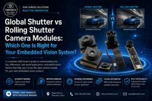 Global Shutter vs Rolling Shutter Camera Modules: Which One Is Right for Your Embedded Vision System?